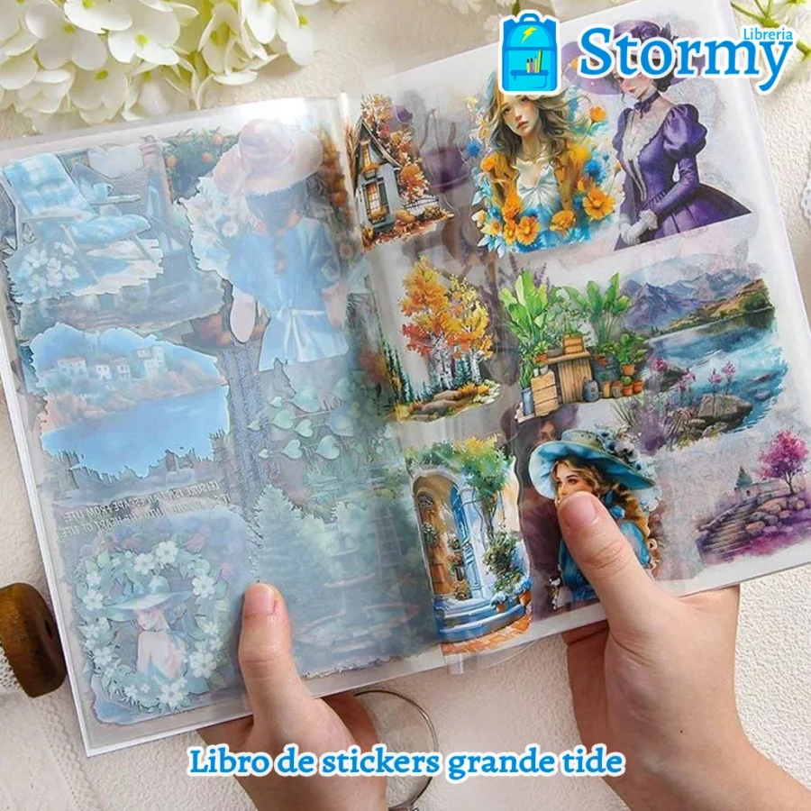 Libro de stickers grande tide1