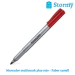 Marcador multimark plus rojo faber castell