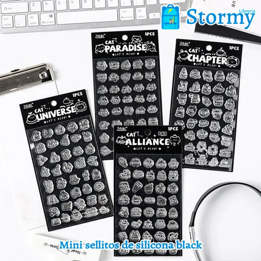 Mini sellitos de silicona black