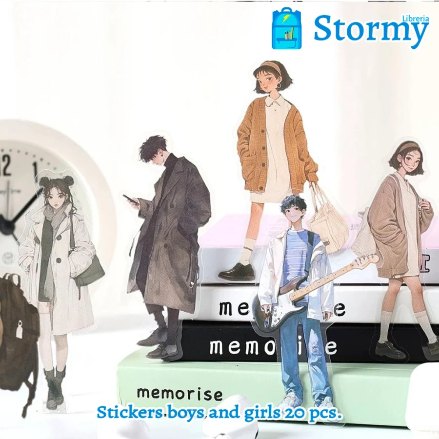 Stickers boys and girls 20 pcs2