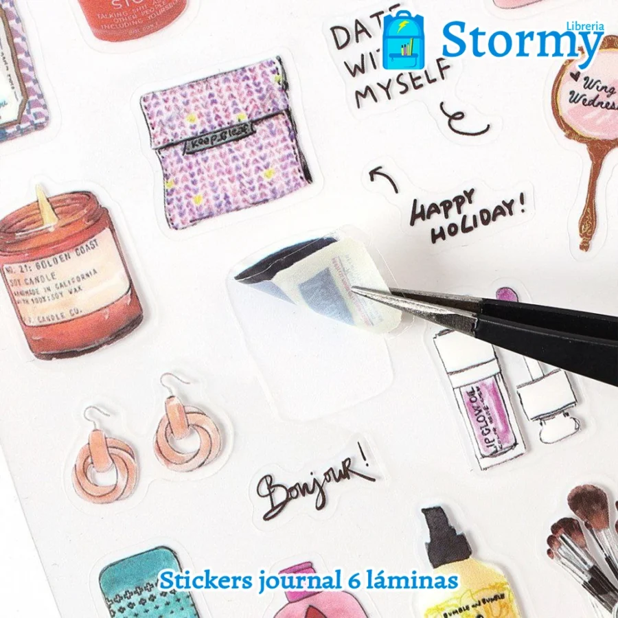 Stickers journal 6 laminas1