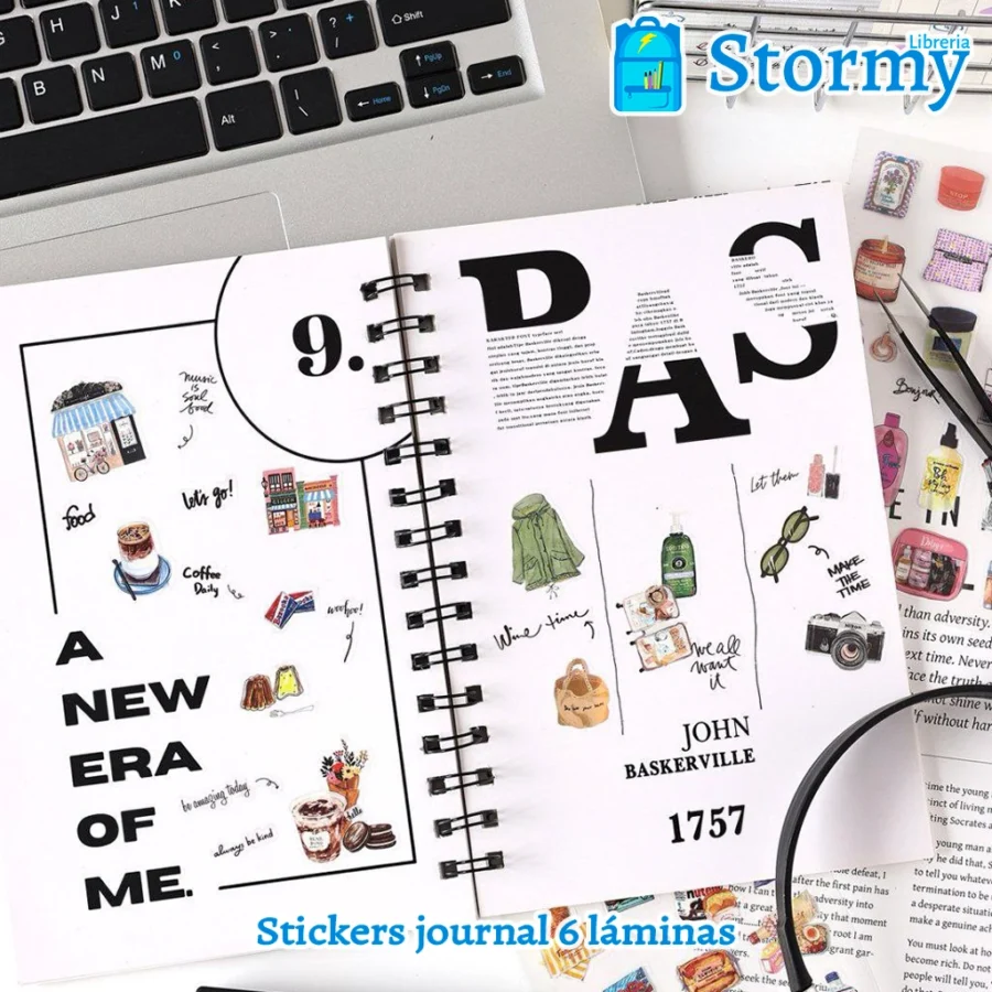 Stickers journal 6 laminas2