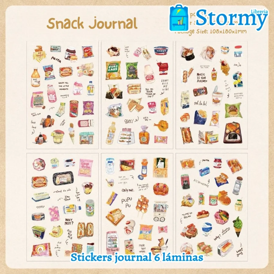 Stickers journal 6 laminas5