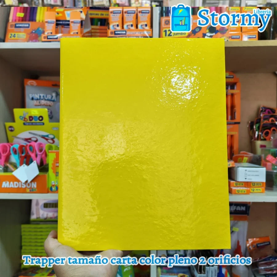 Trapper tamaño carta color pleno 2 orificios4