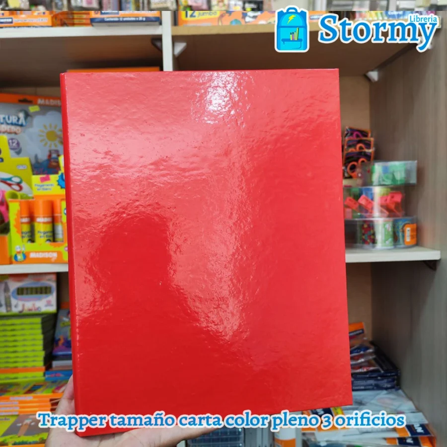 Trapper tamaño carta color pleno 3 orificios4
