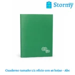 Cuaderno tamaño 1 2 oficio con 46 hojas abc