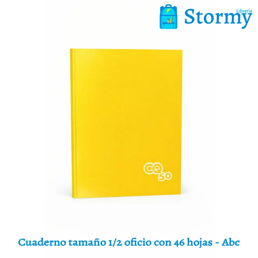 Cuaderno tamaño 1 2 oficio con 46 hojas abc2