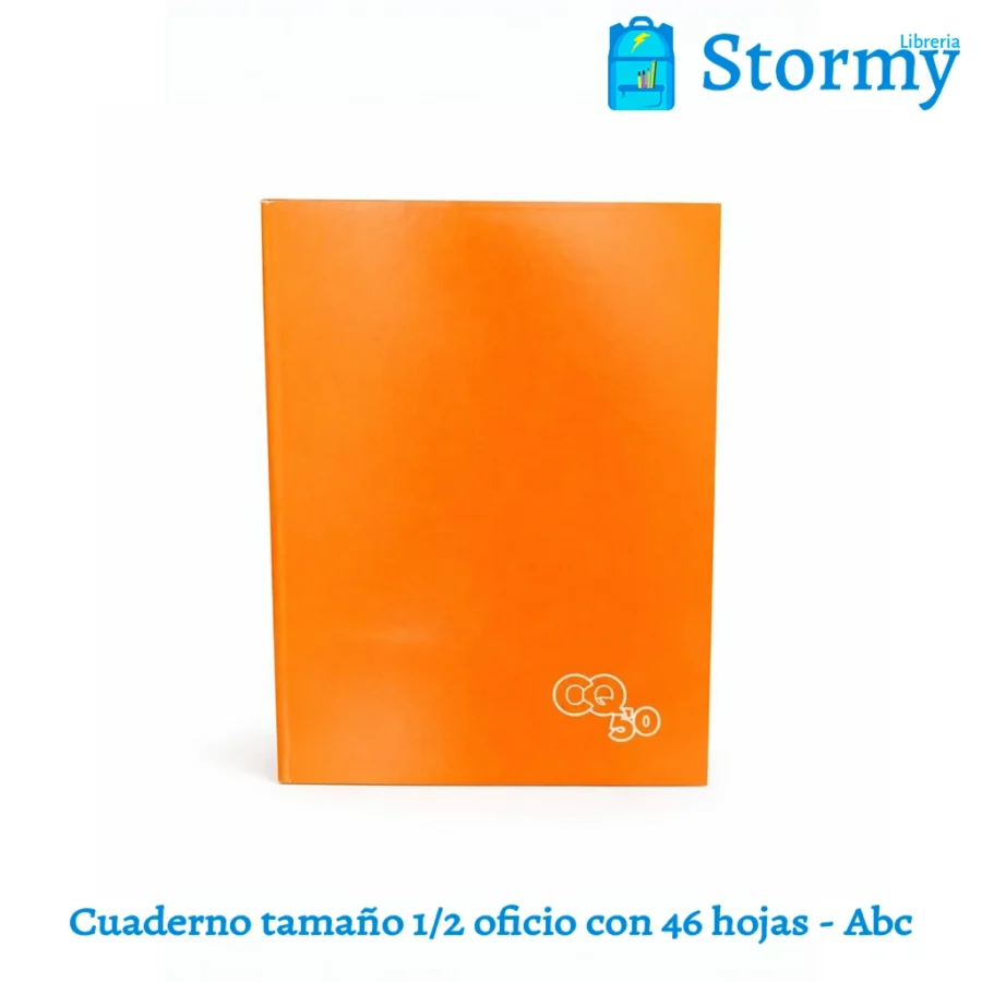 Cuaderno tamaño 1 2 oficio con 46 hojas abc4