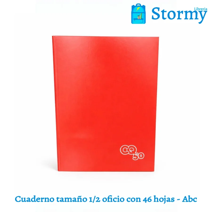 Cuaderno tamaño 1 2 oficio con 46 hojas abc5