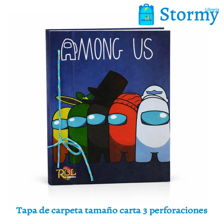 Tapa carpeta tamaño carta 3 perforaciones