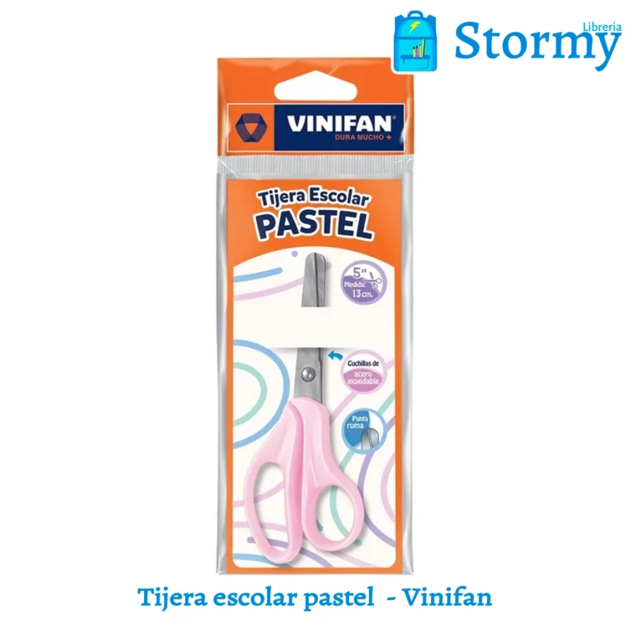 Tijera escolar pastel vinifan1