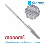 Boligrafo monami rainbow 100 t negro