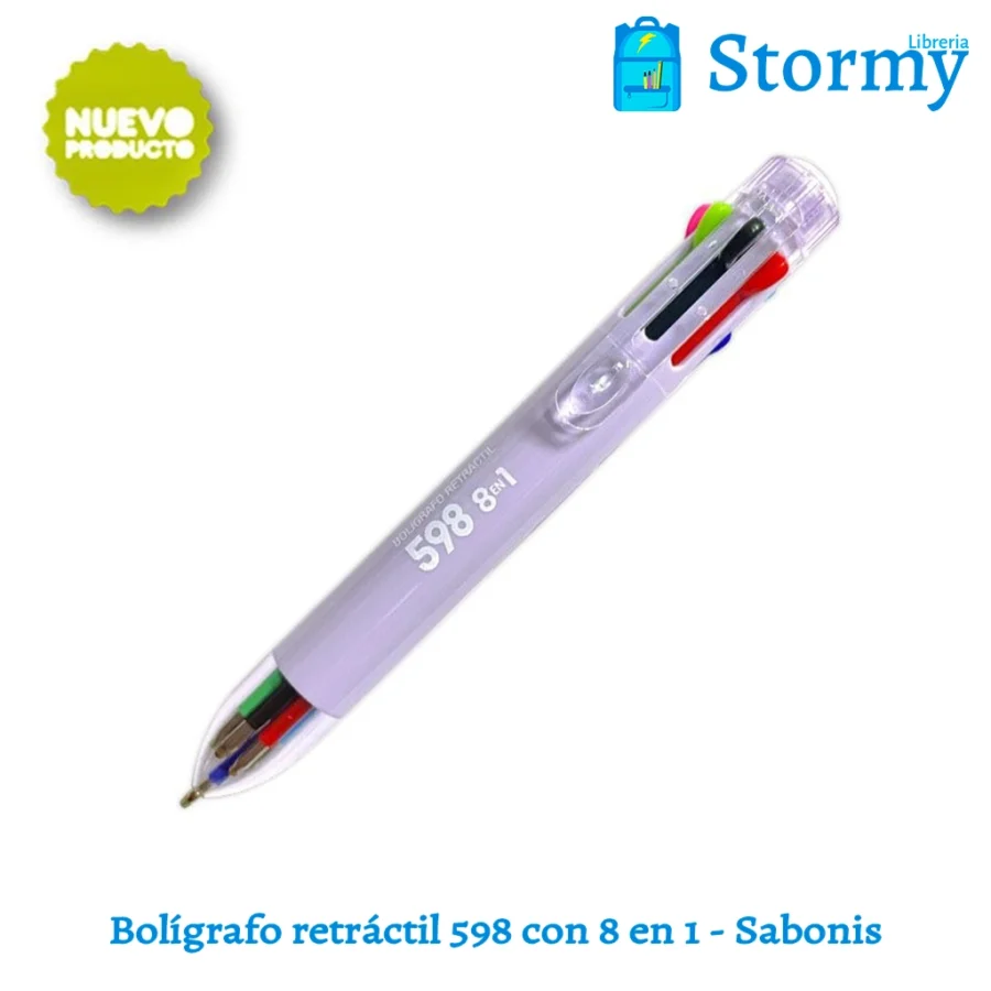 Boligrafo retractil 598 con 8 en 1 sabonis2