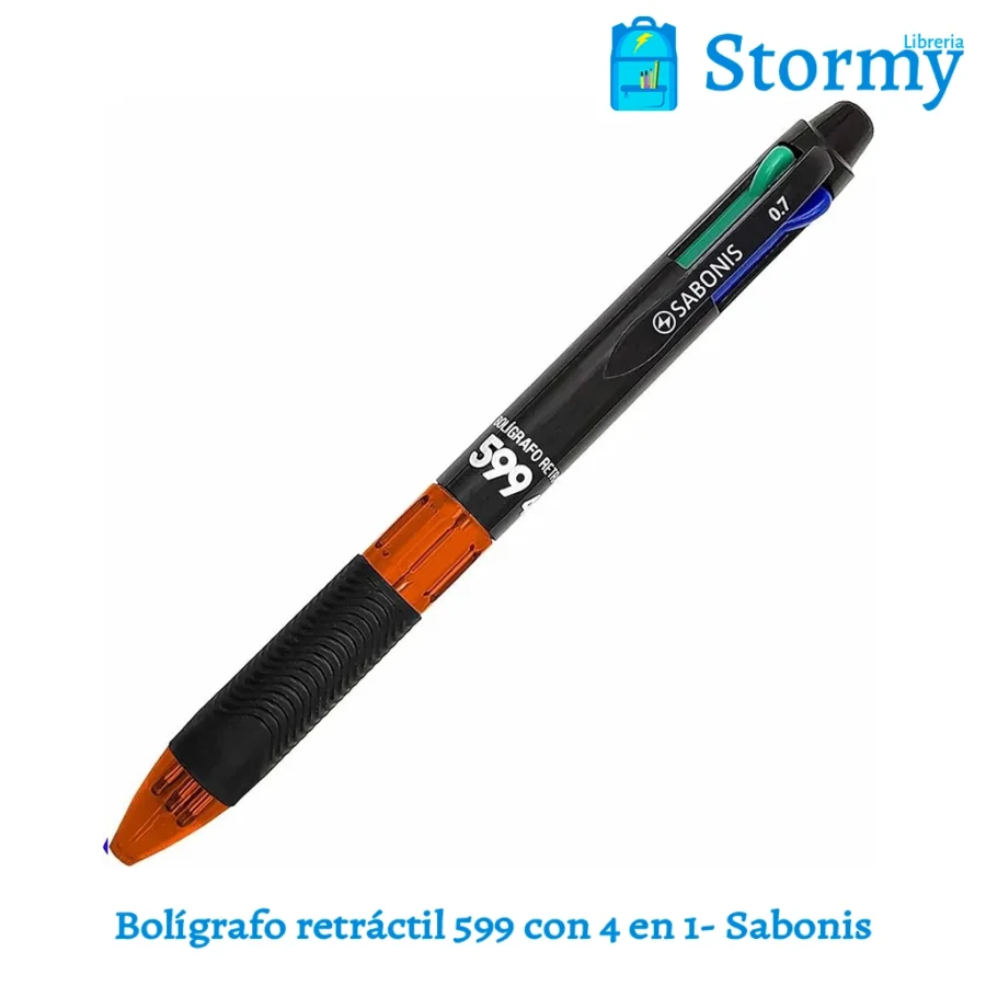 Boligrafo retractil 599 con 4 en 1 sabonis2