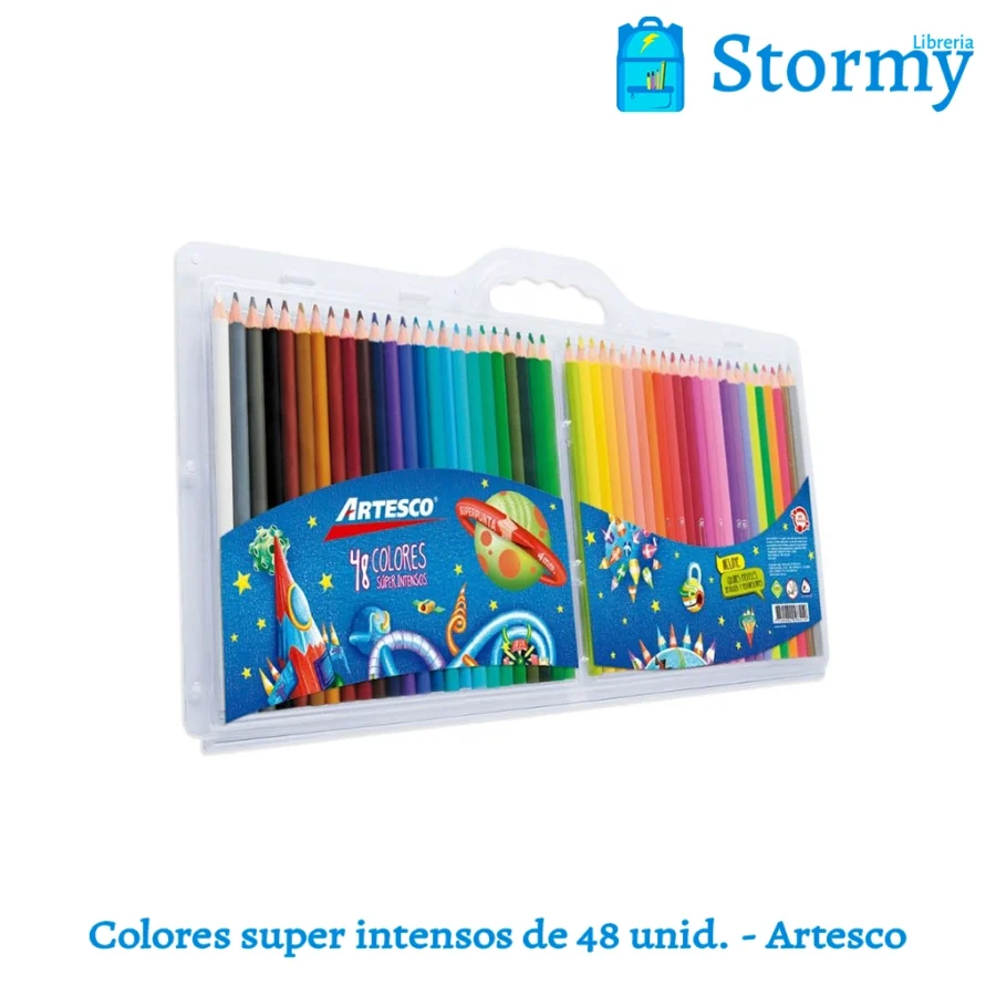 Colores super intensos de 48 unid artesco2