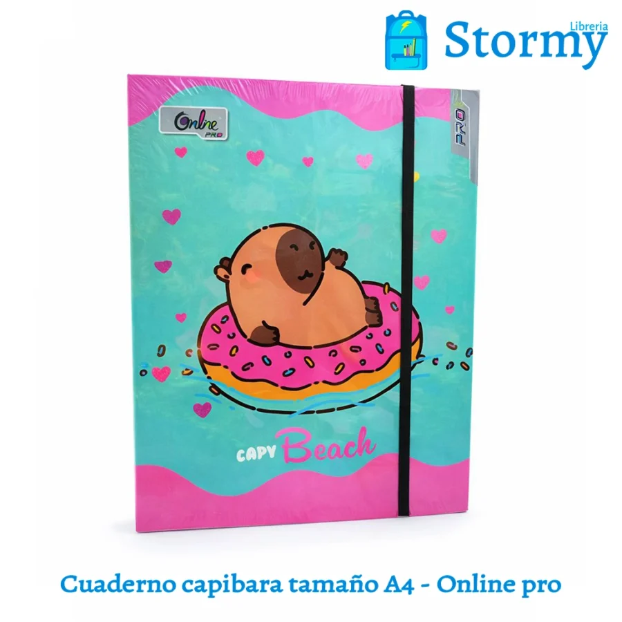 Cuaderno capibara tamaño A4 online pro4