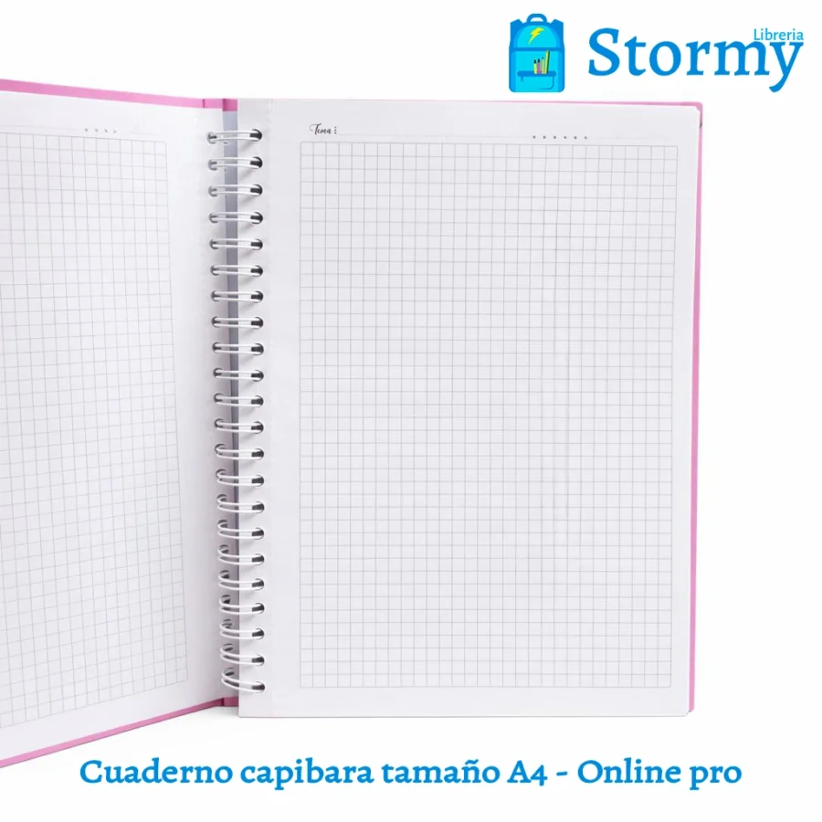 Cuaderno capibara tamaño A4 online pro6