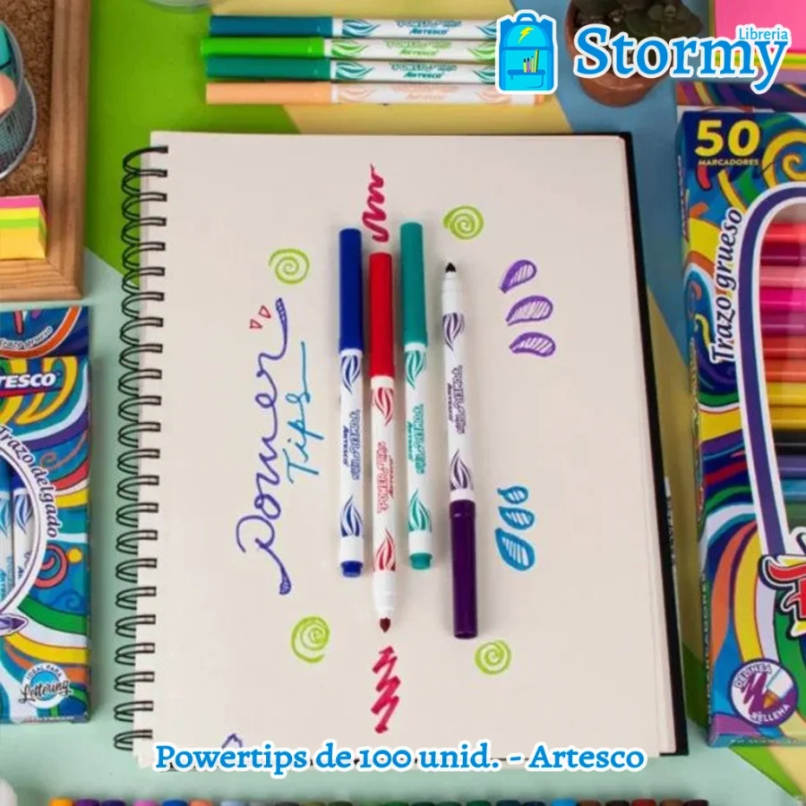 Powertips de 100 unid. Artesco3