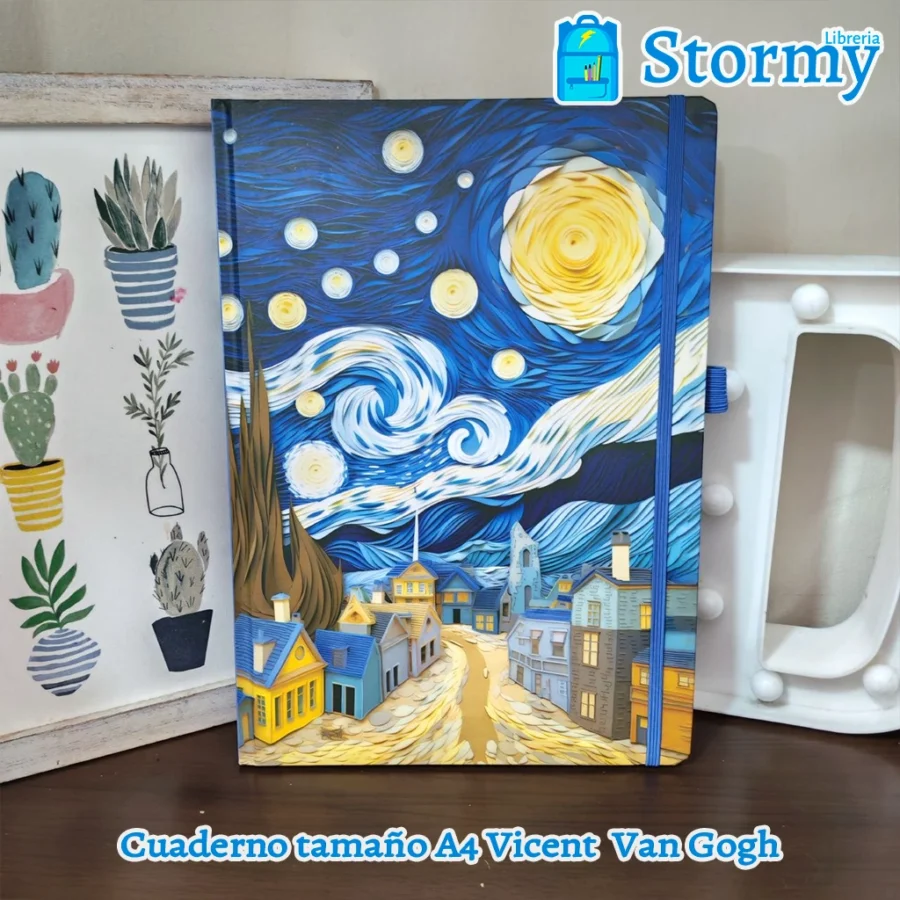 Cuaderno tamaño A4 Vicent Van Gogh