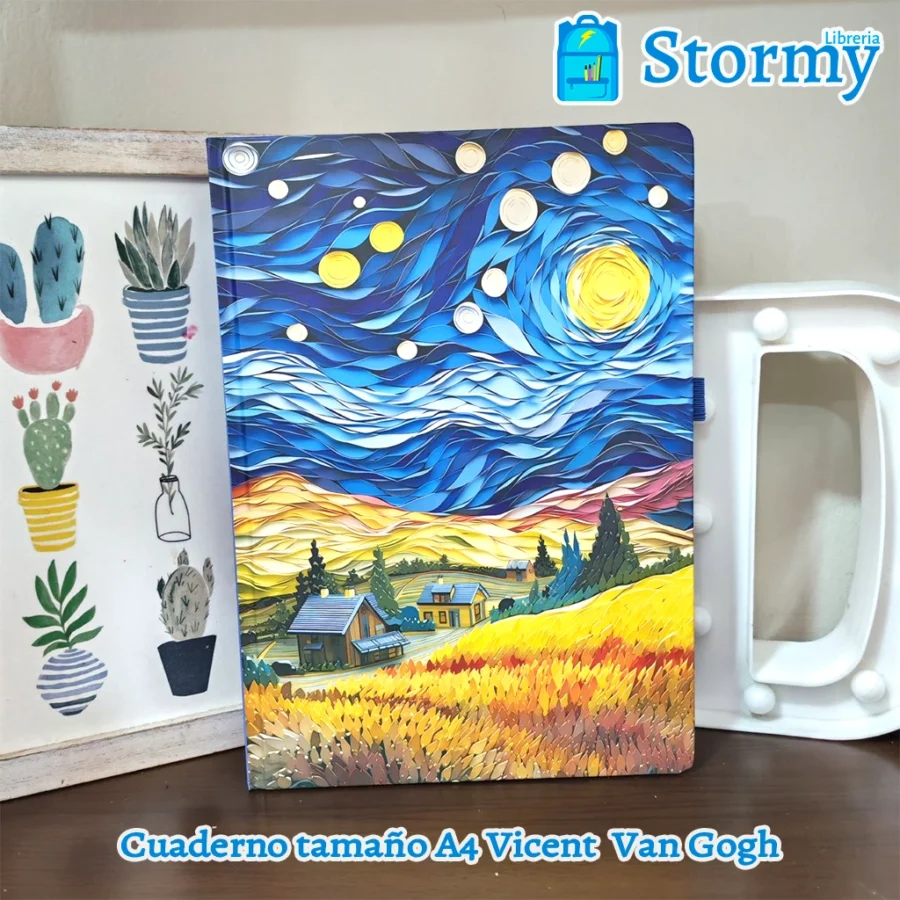 Cuaderno tamaño A4 Vicent Van Gogh