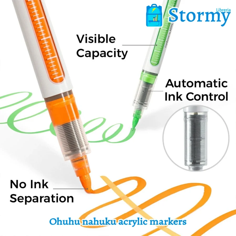 Ohuhu nahuku acrilyc markers2