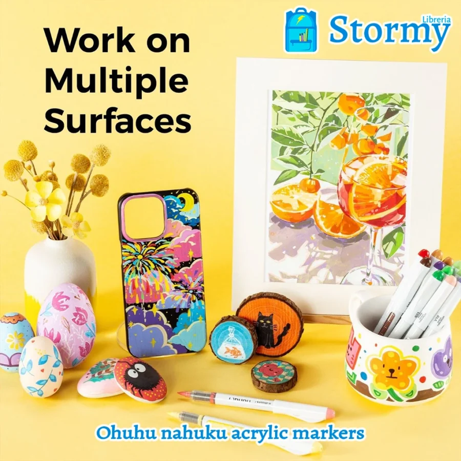 Ohuhu nahuku acrilyc markers5