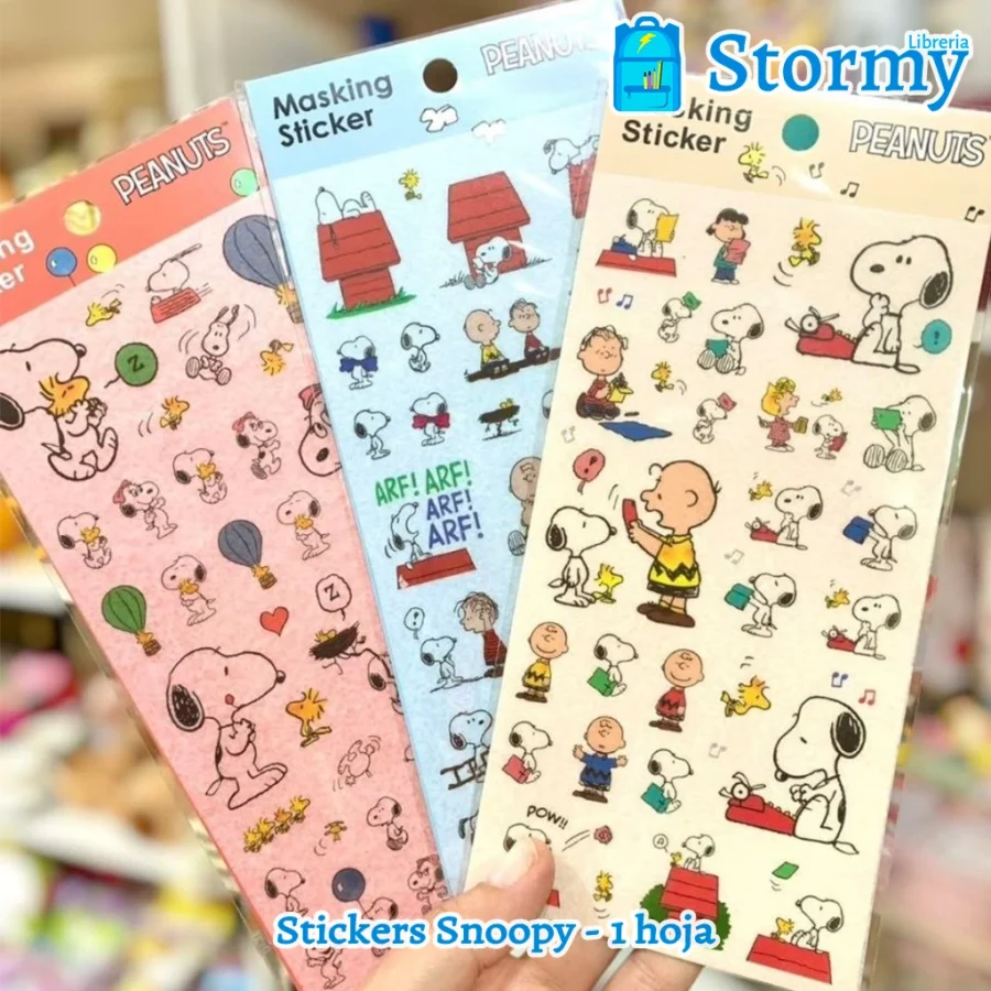 Stickers snoopy 1 hoja
