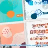 Cuaderno tamaño carta con hojas punteadas abc1