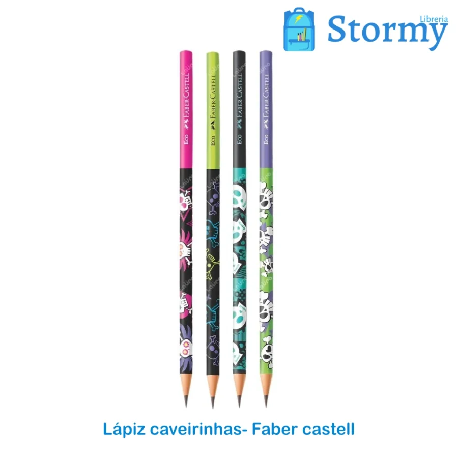 Lapiz caveirinhas faber castell