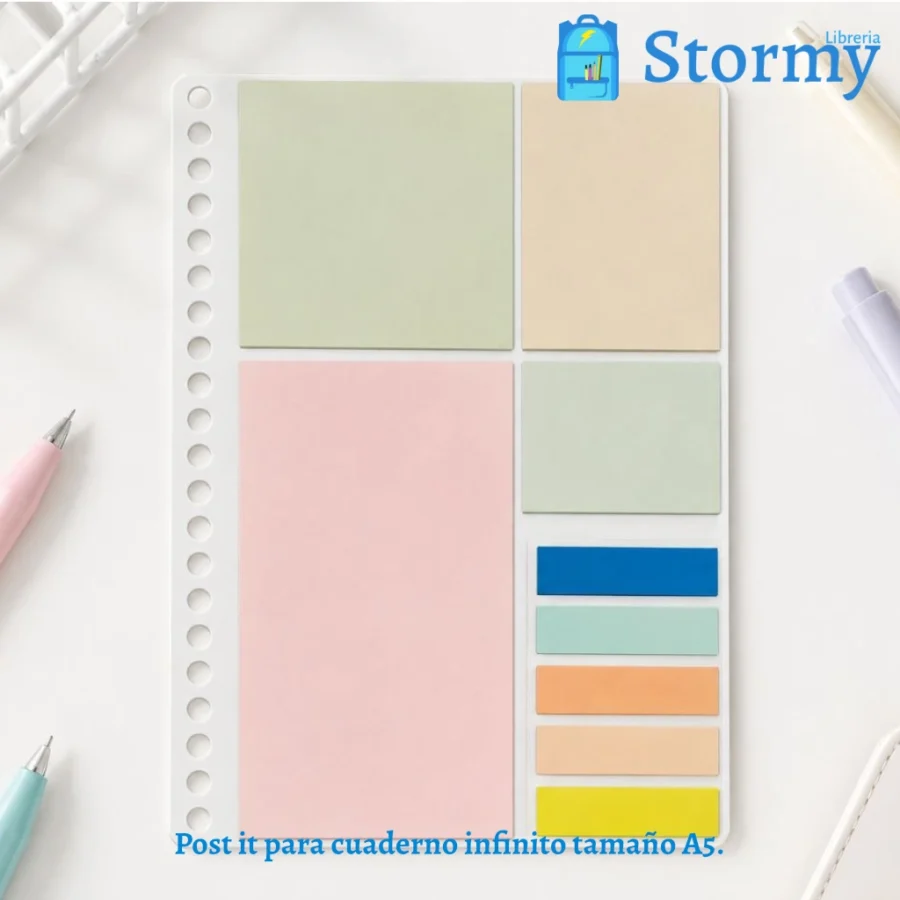 Post it para cuaderno infinito tamaño A51