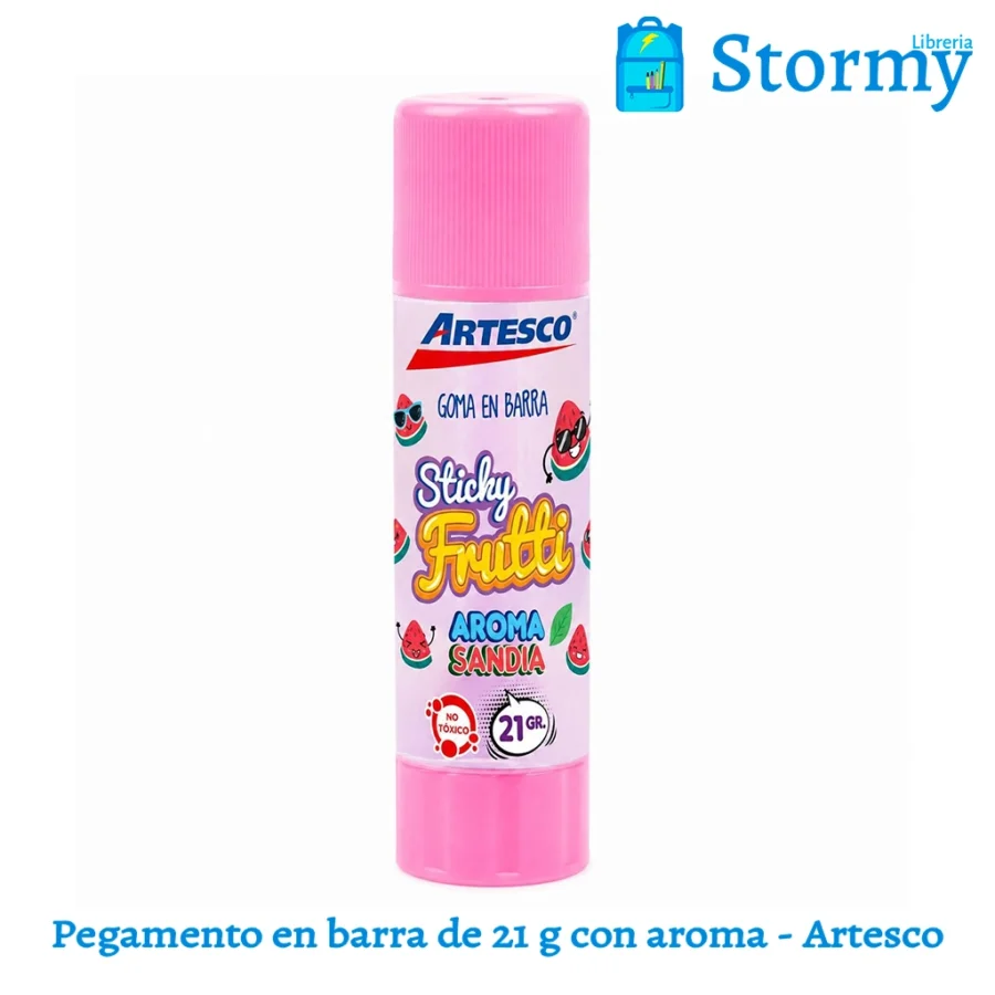 Pegamento en barra de 21 g con aroma artesco2