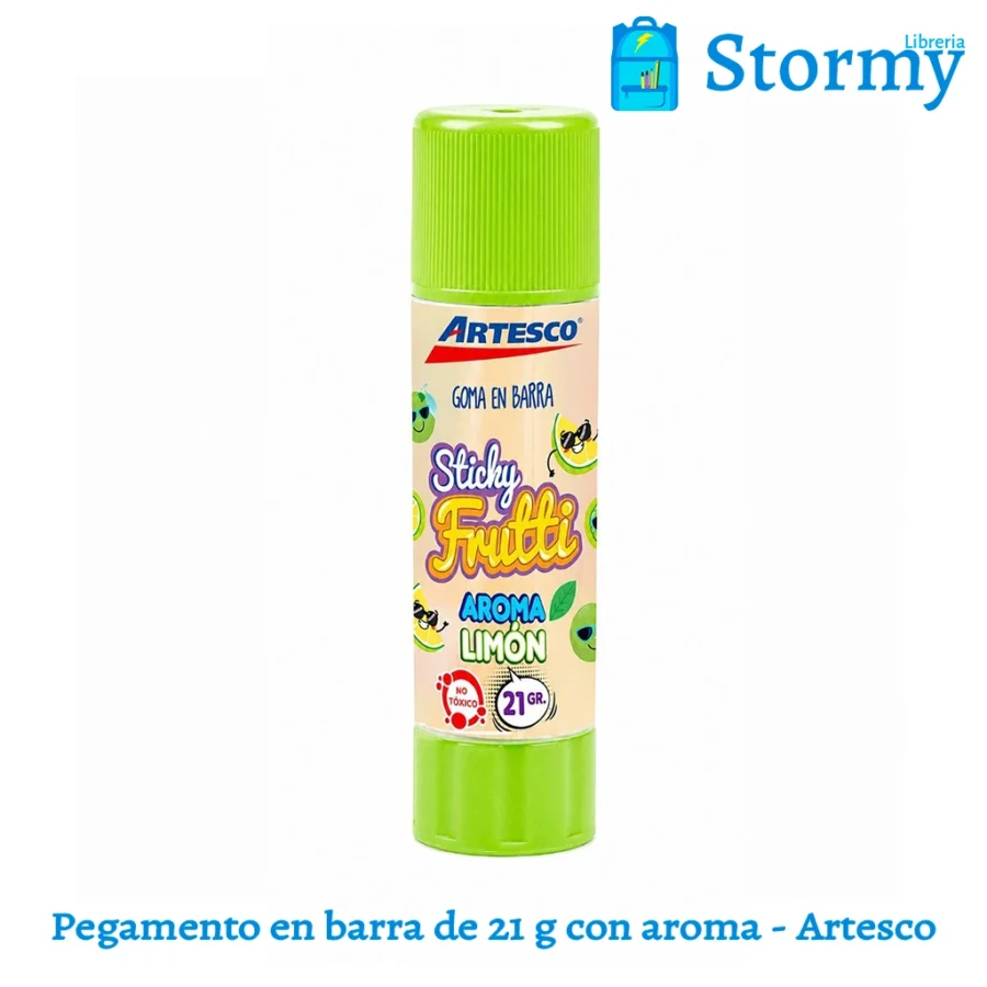 Pegamento en barra de 21 g con aroma artesco4
