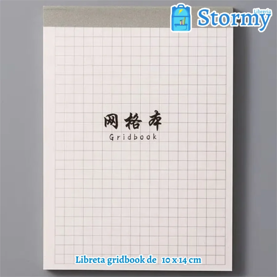 Libreta gridbook de 10 x 14 cm