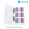 Binder post its lector tapa con diseño1